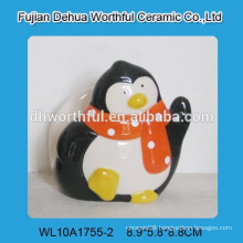 Ceramic decoration penguin ceramic sanitary napkin holder